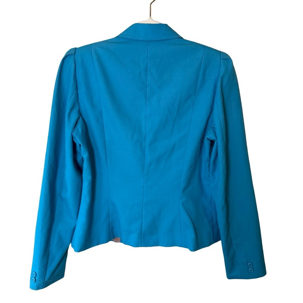 Chorus Line by Ricki’s Vintage 80s Blue Blazer for Women Size XS S Power Suit - Picture 3 of 16